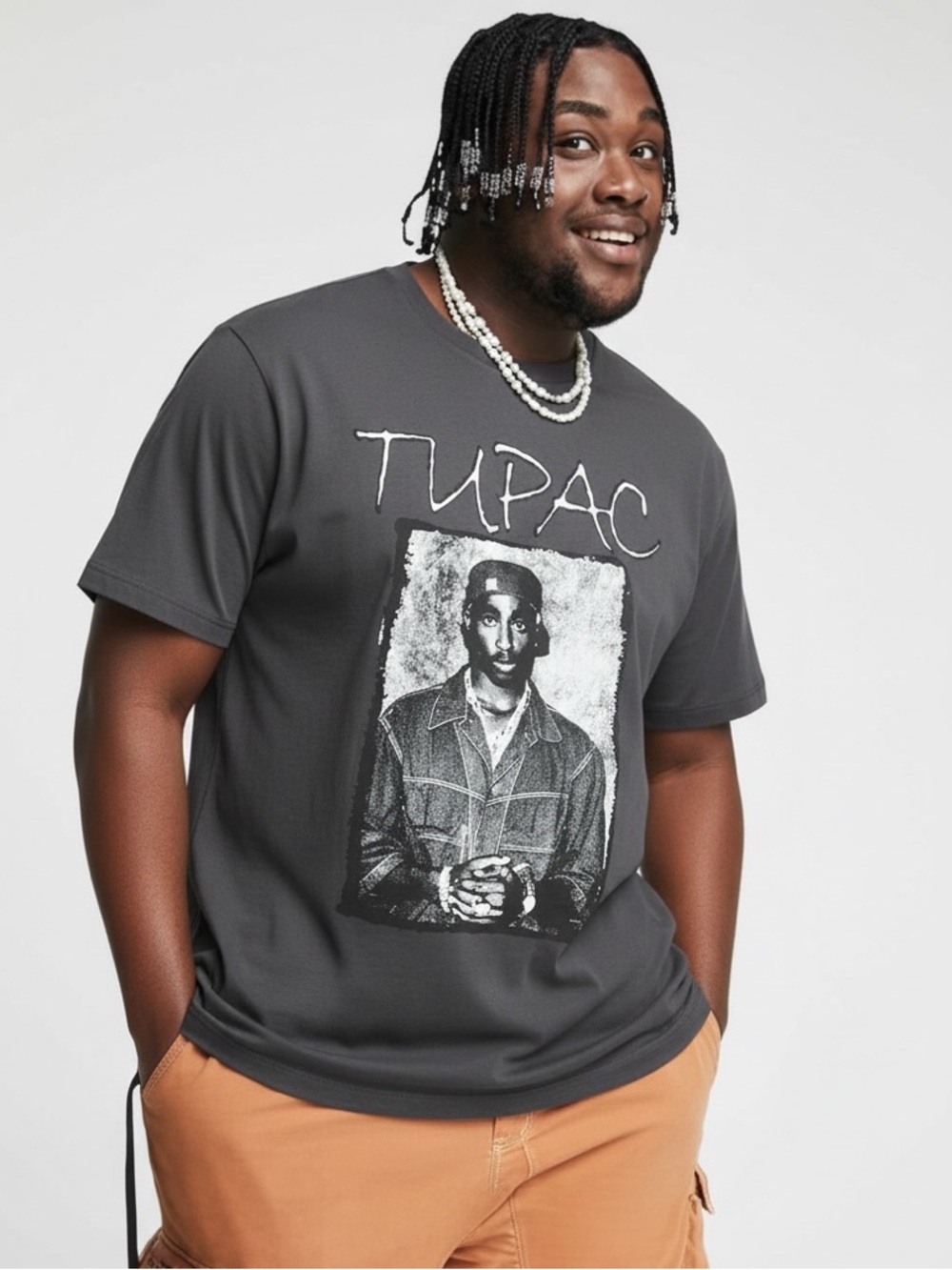 Men’s Tupac Graphic Tee Shirt